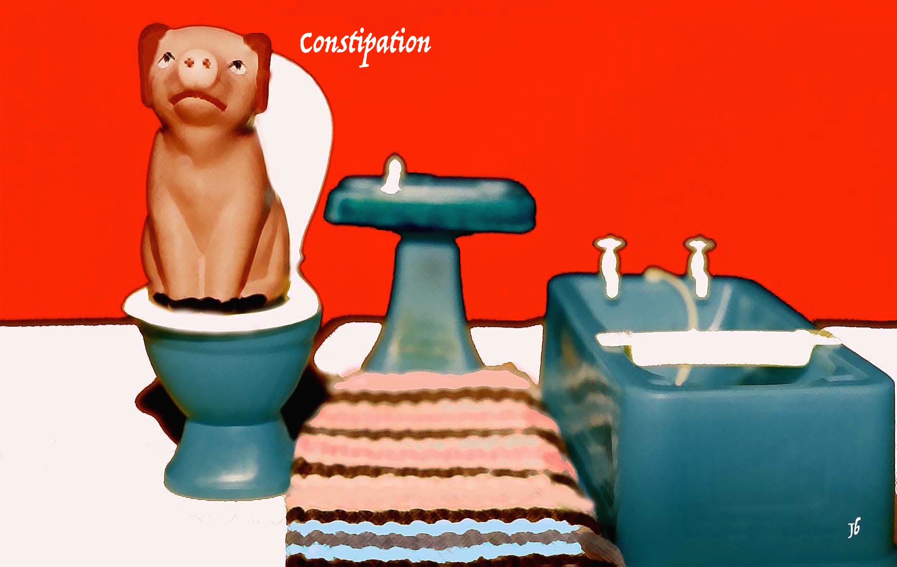 Constipation. Canvas. JB´s Art