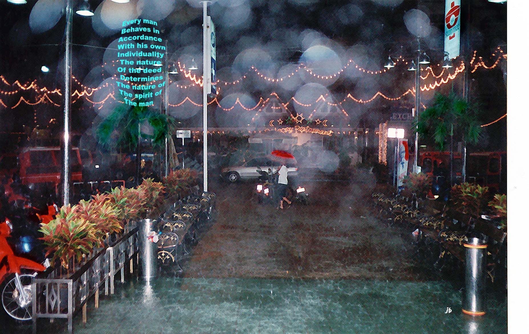 Drizzle. Canvas. Artist JB