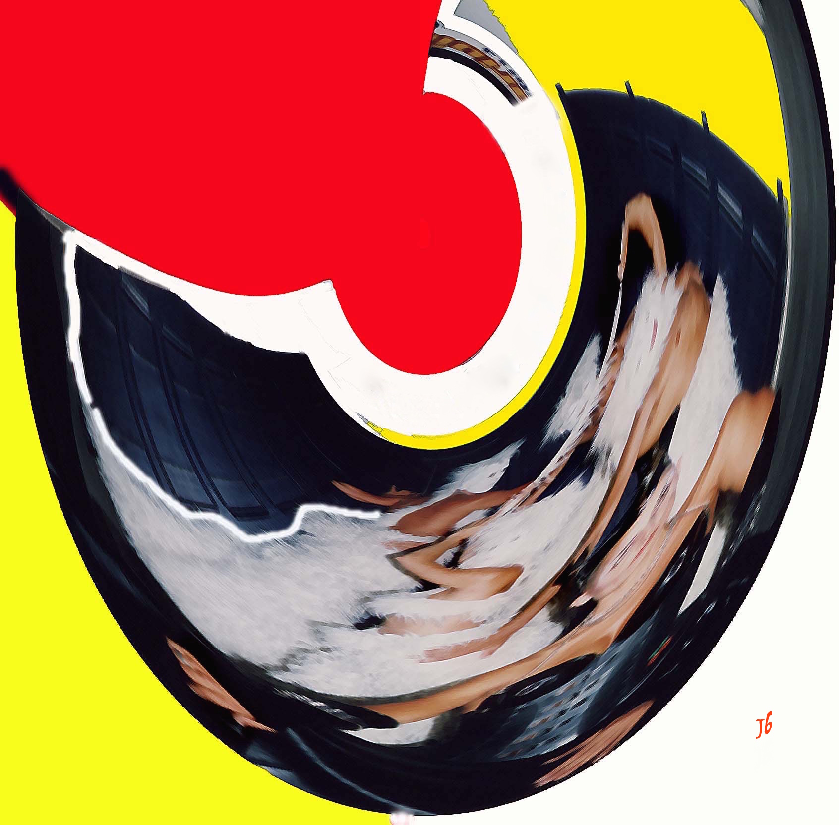 Ego. Abstract Canvas. JB´s Art