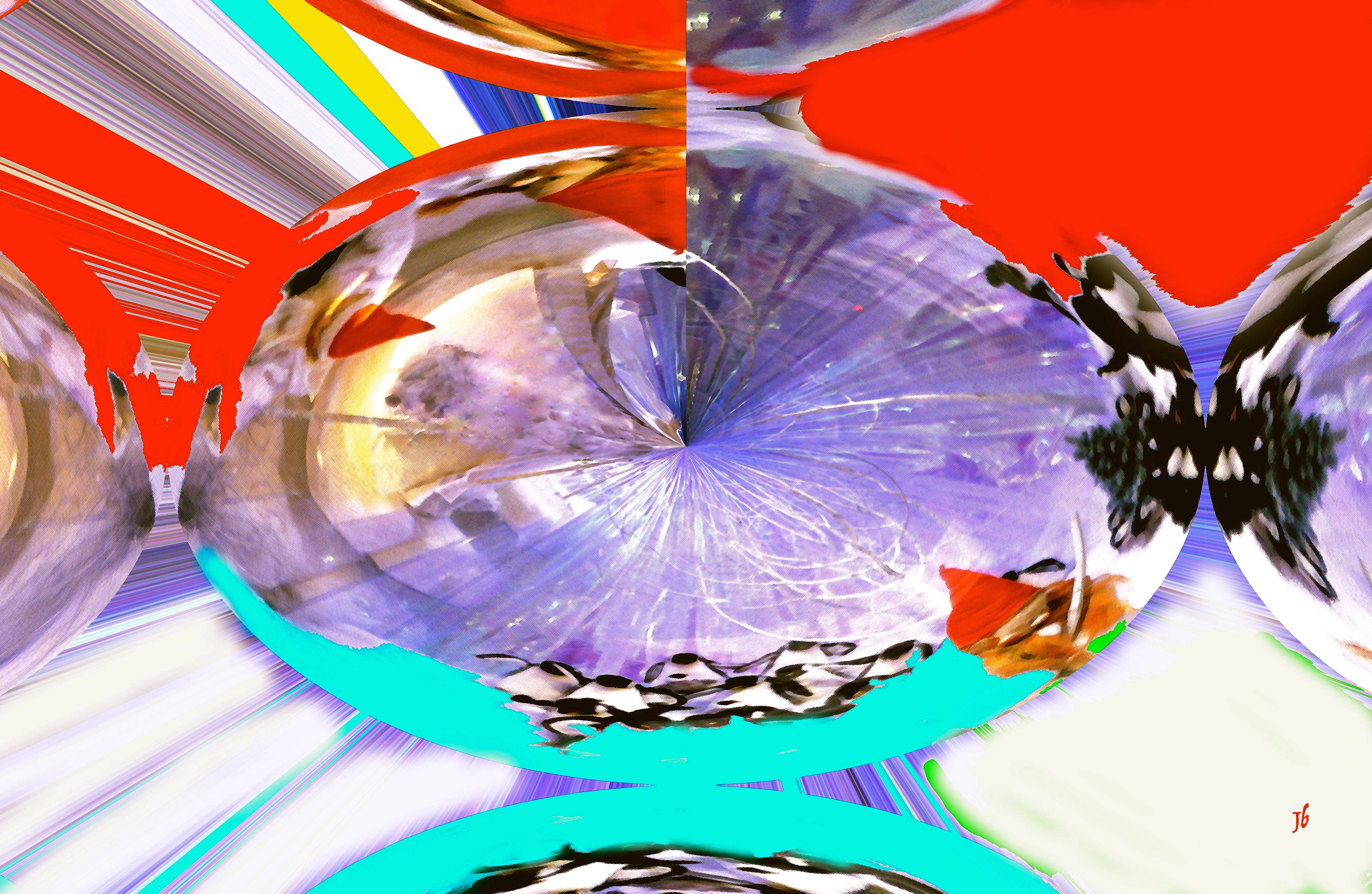 Elve. Abstract Canvas. JB´s Art