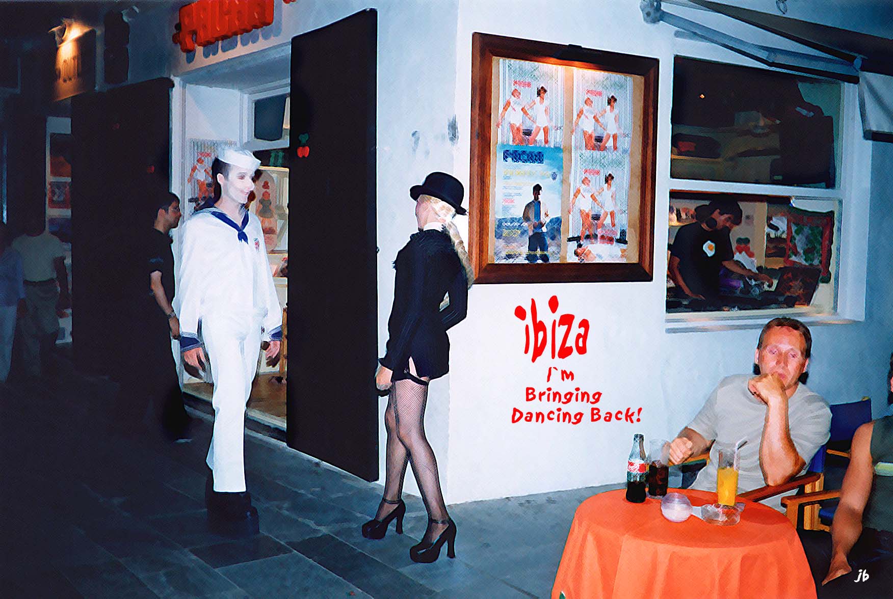 Ibiza. Canvas. Artist JB.