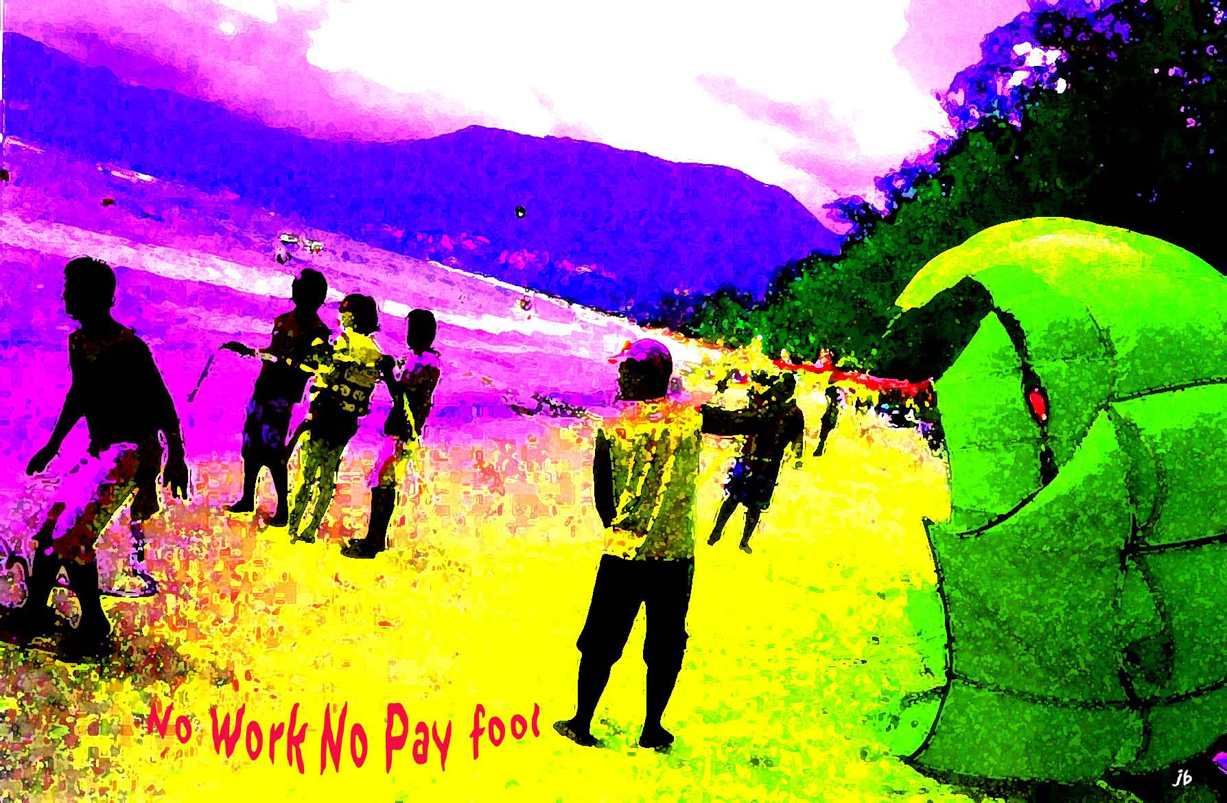 Labor.. Abstract Canvas. Artist JB jpg