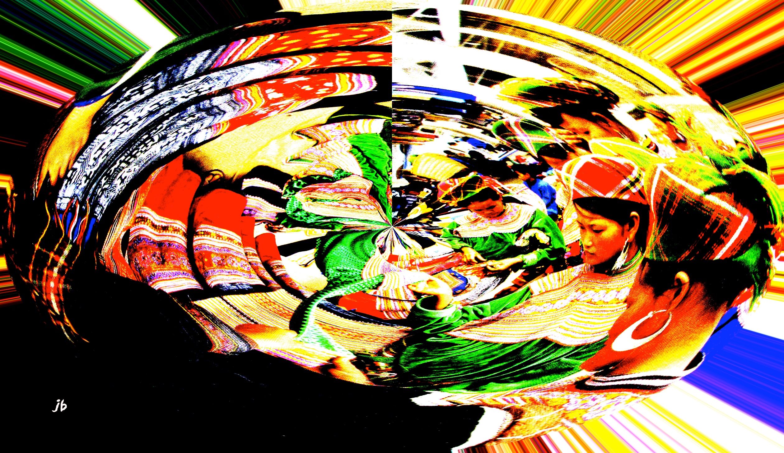 Vivid. Abstract Canvas. JB´s Art