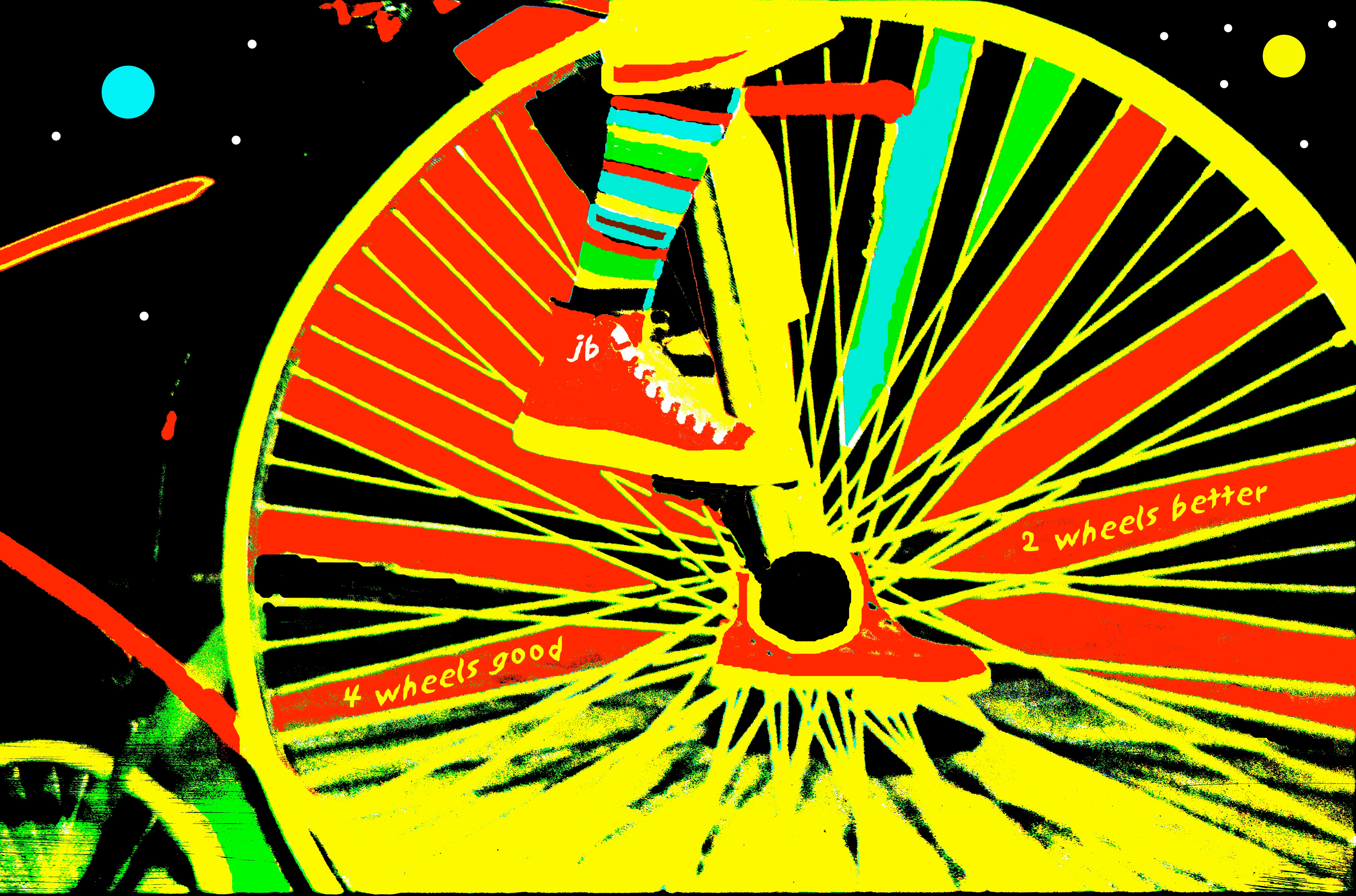 Wheel. Abstract Canvas. JB´s Art